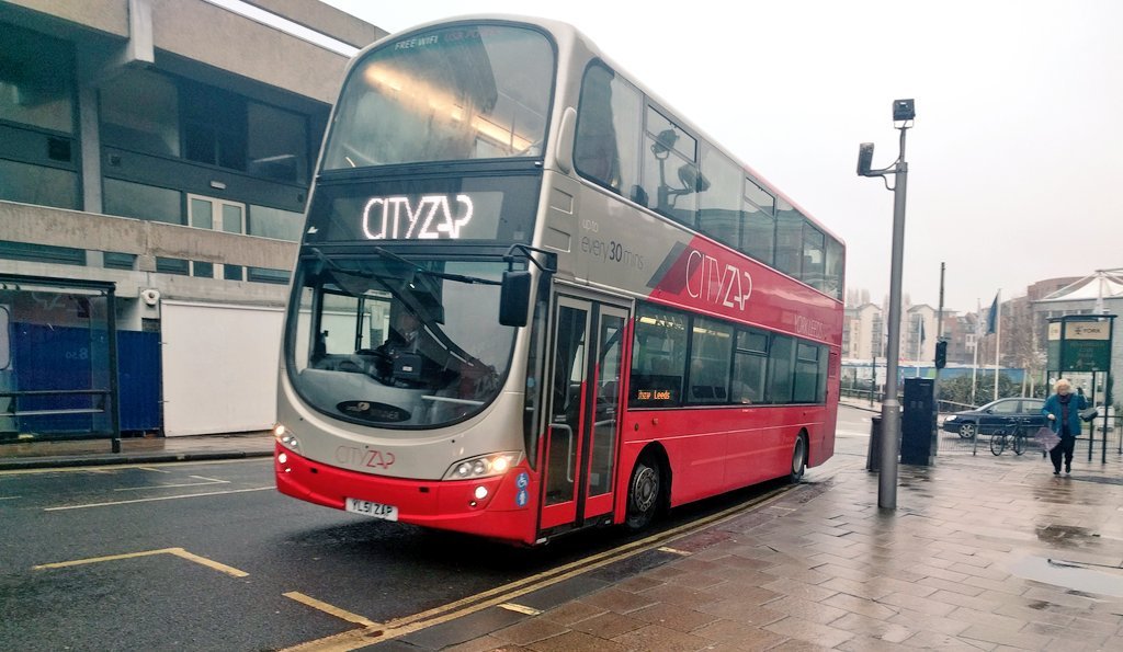 A refurbished Gemini serving York's Stonebow on the #CITYZAP