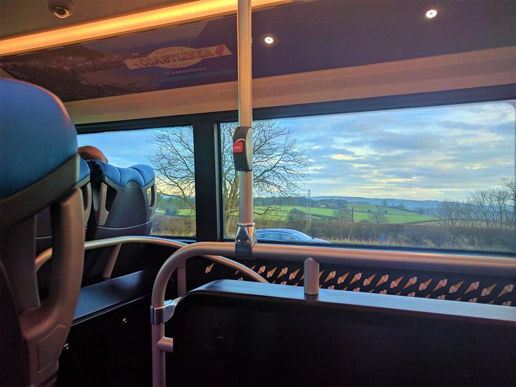 Coastliner Country from on board a new Gemini