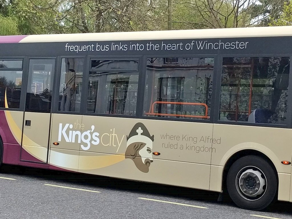The King's City branding for Winchester's city bus routes