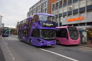 Purple 17 - Not in Service - in Friar Street