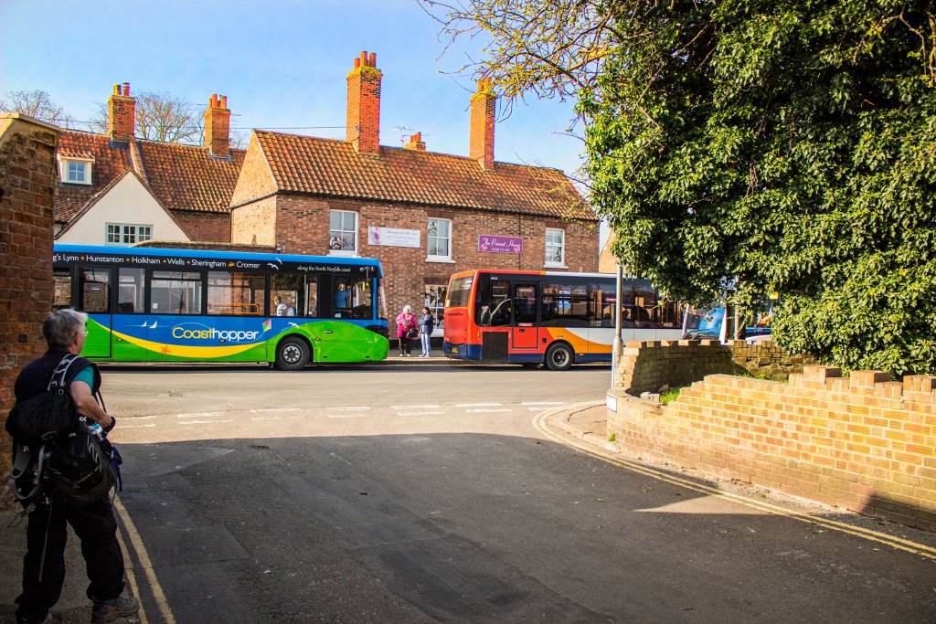 Services successfully connecting in Wells on the popular Coasthopper services - along with other routes in the area